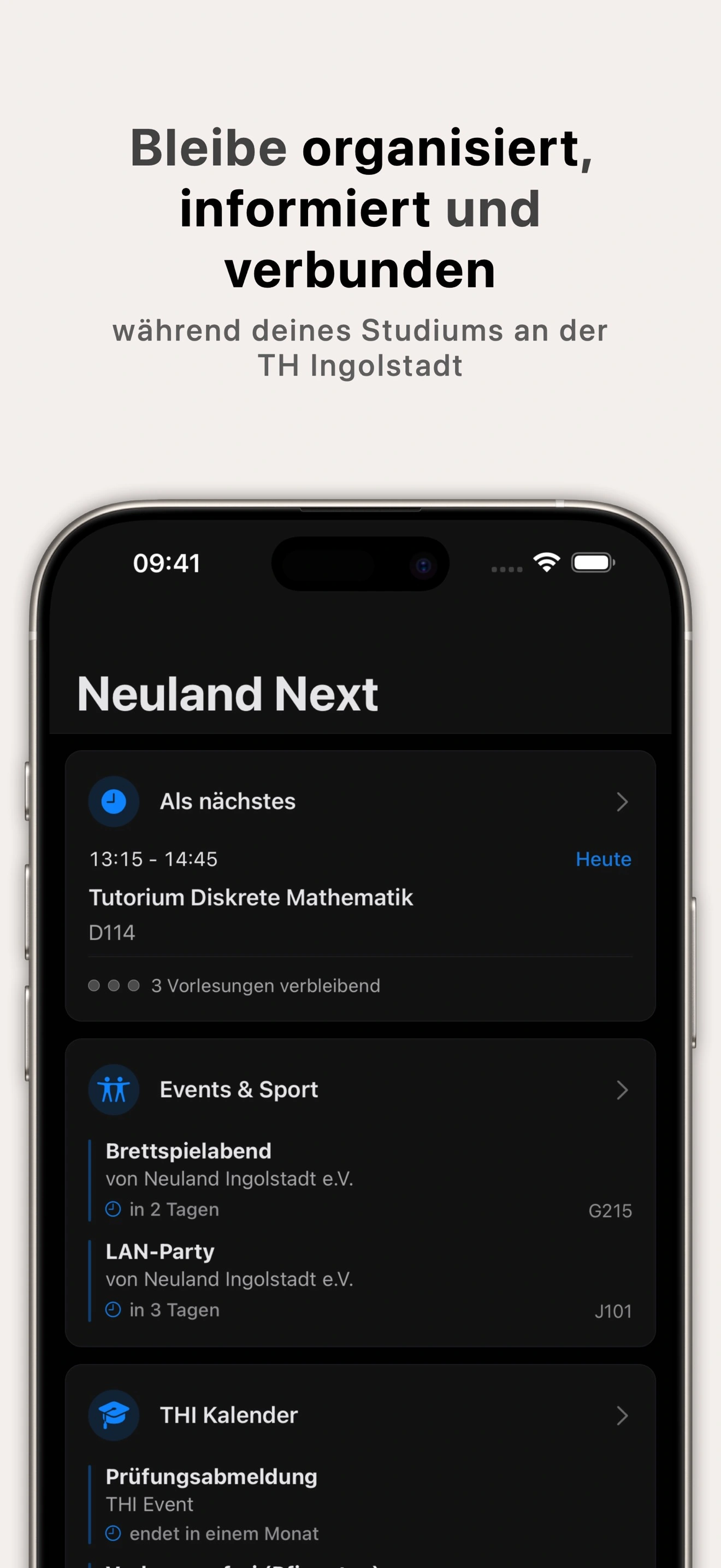 Screenshots von Neuland Next