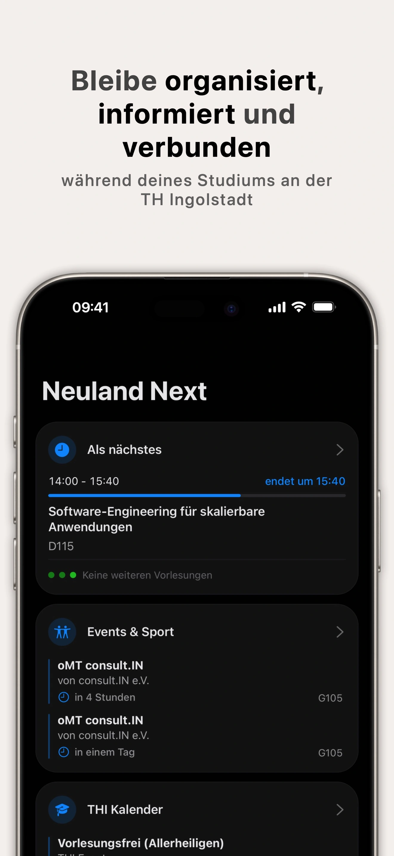 Screenshots von Neuland Next